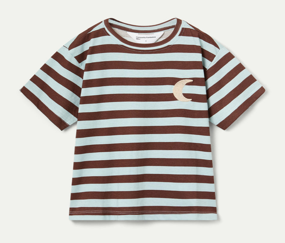 Stripes LS T-Shirt - Brown/Blue