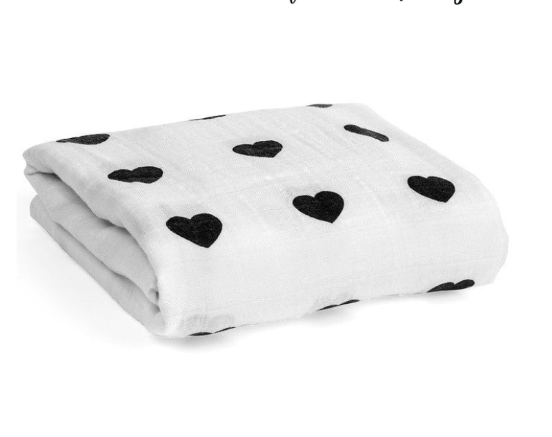 Organic Swaddle Blanket - Swiss Cross