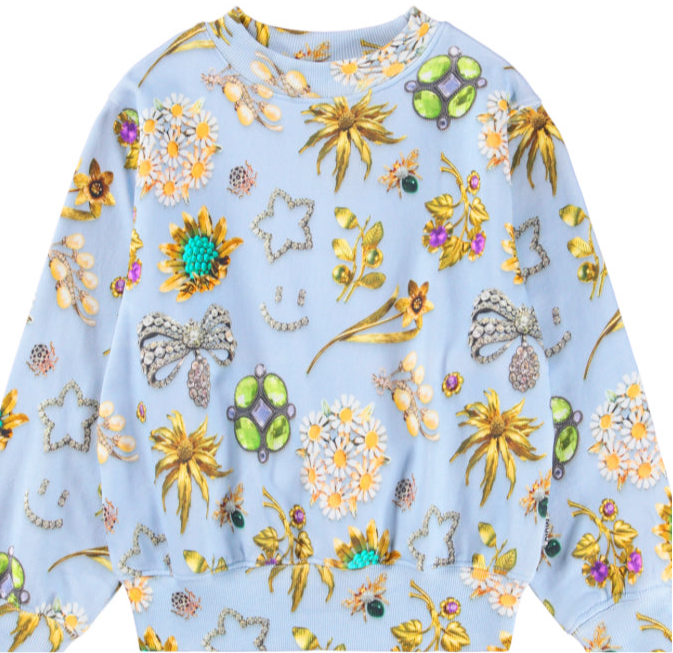 Marge Sweatshirt - Royal Bling
