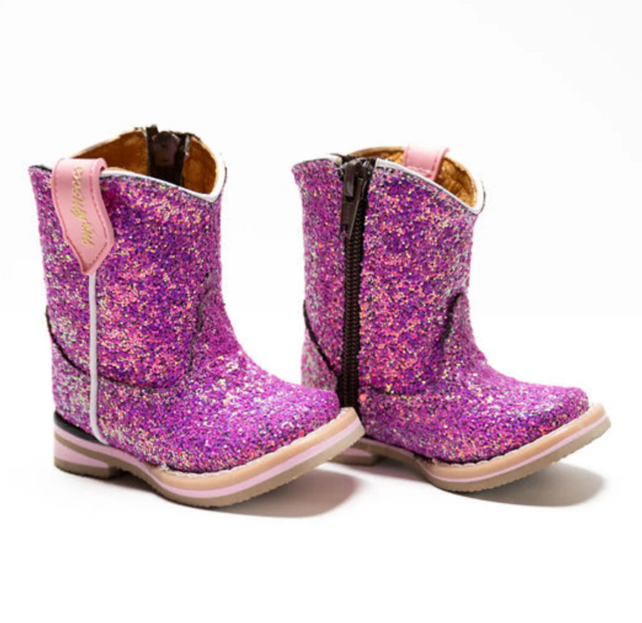 Princess Boot Square Toe - Fuschia