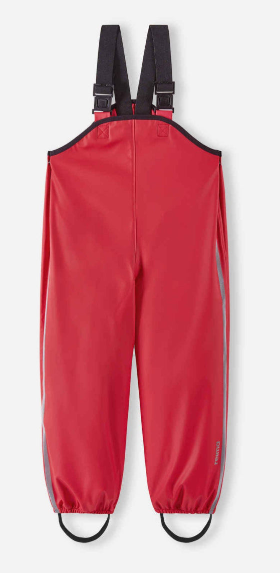 Lammikko - Waterproof Rubber Rain Pants - Red