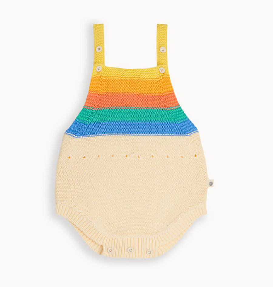 Bubble Rainbow Stripe Romper