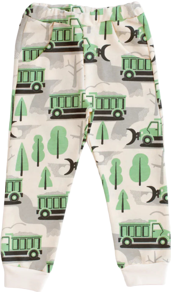 Hoodie - Green Snowplows