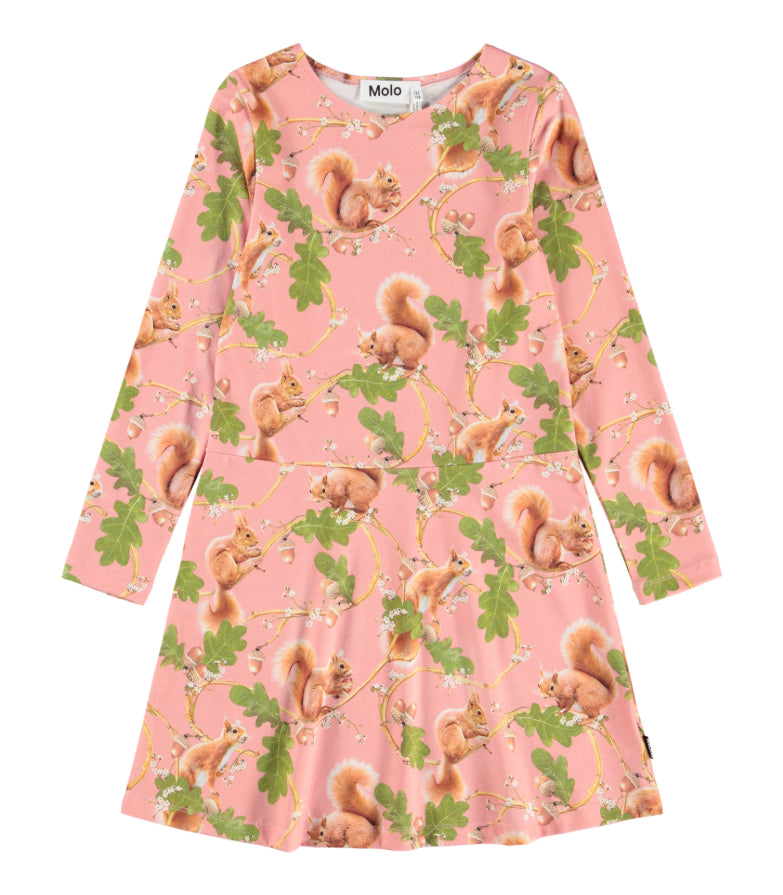 Corelie Dress - Squirrel Forest