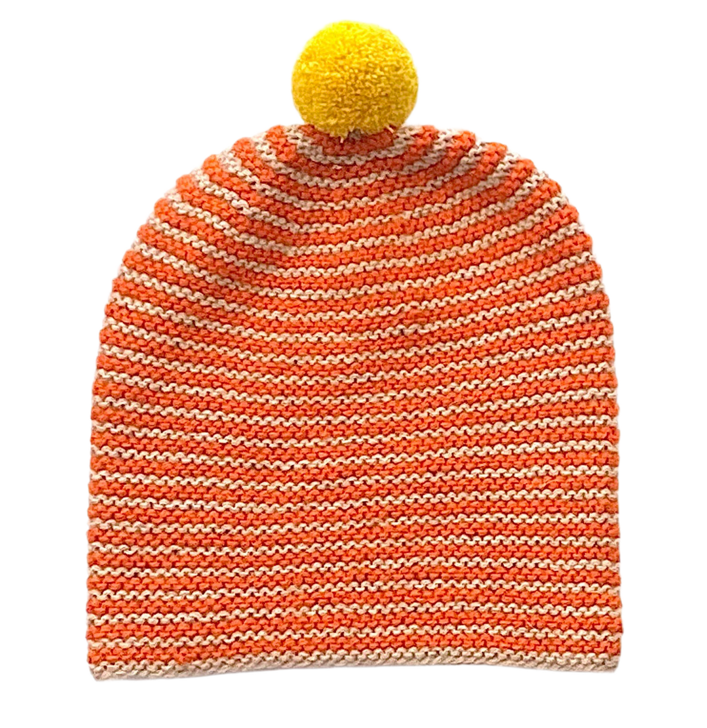 Striped Pom Hat Sunflower