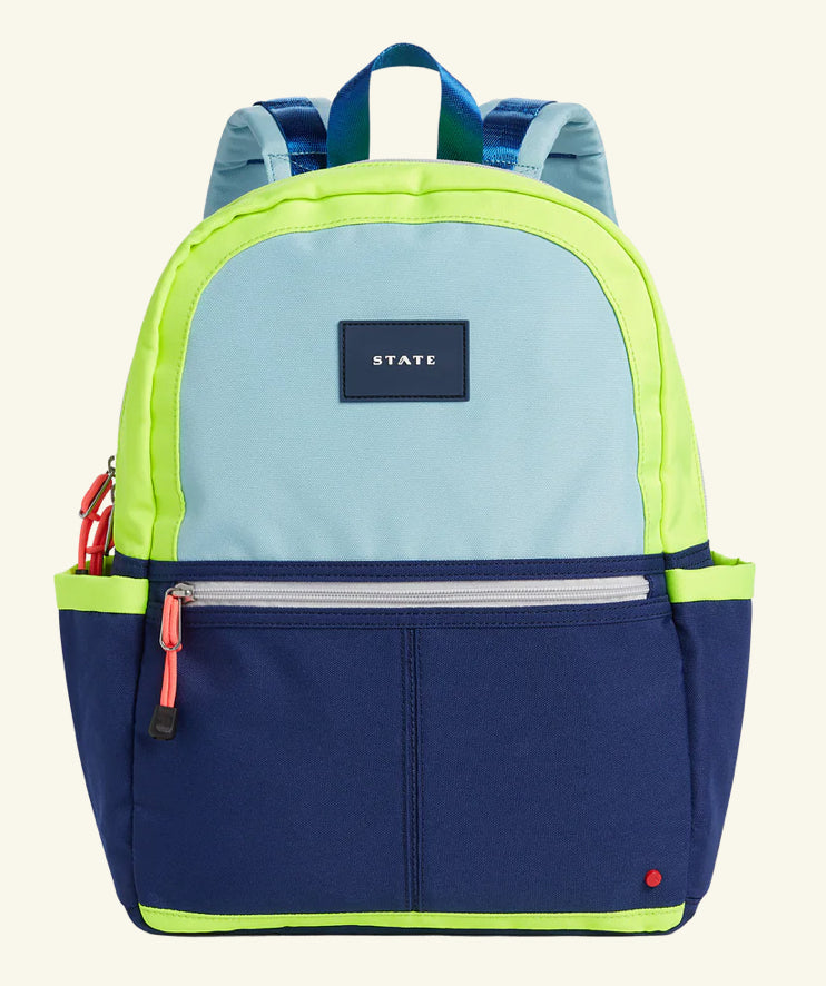 Backpack - Kane Kids - Navy/Neon