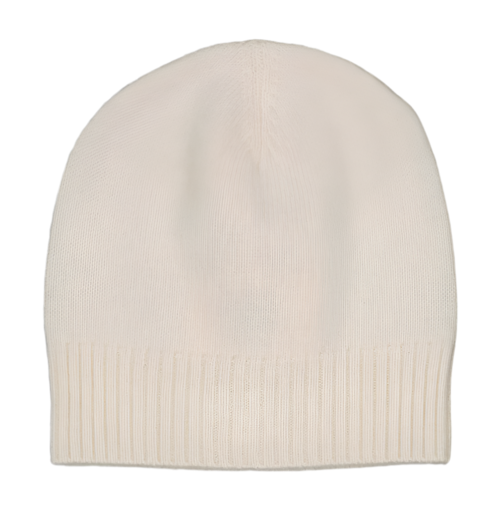 Cashmere Beanie - Ivory
