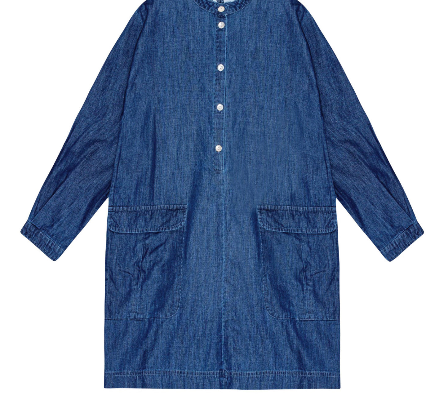 Caela Dress - Mid Blue Wash