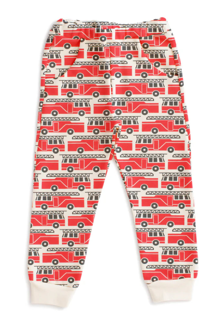 Sweatpants - Firetrucks