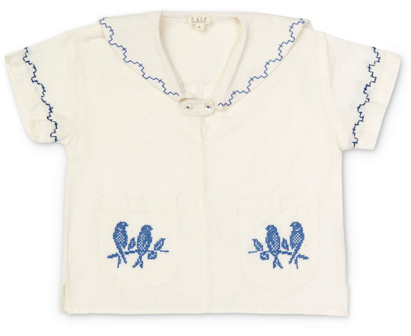 Sailor Shirt - Opaline Linen
