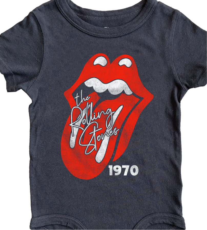 Rolling Stones 1970 SS Onesie