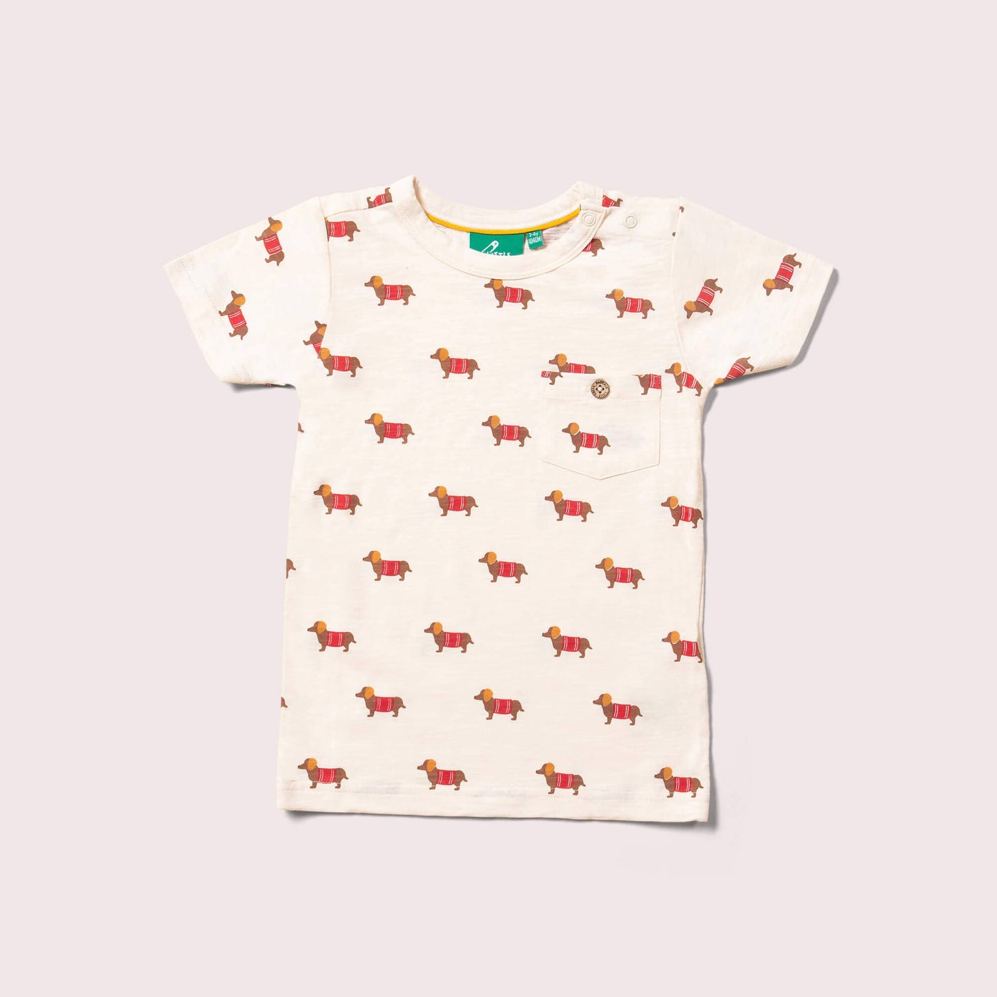 Cream Sausage Dogs SS T-Shirt