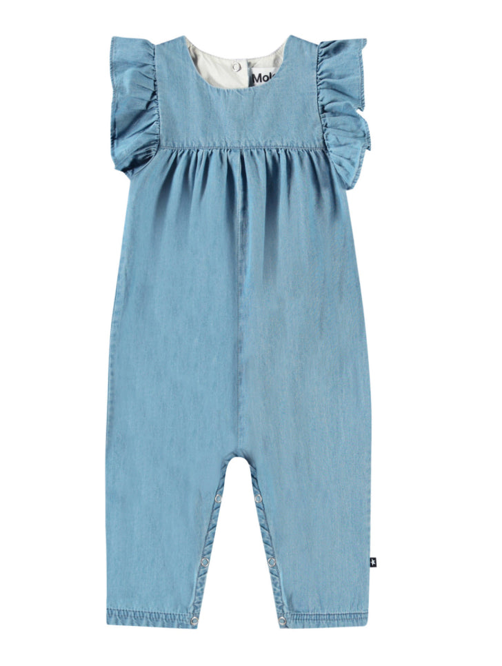 Fifi Romper - Sky Indigo