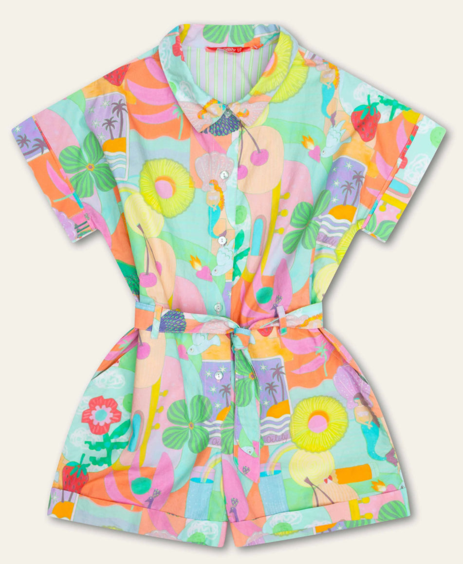Puxy Romper - Meadow