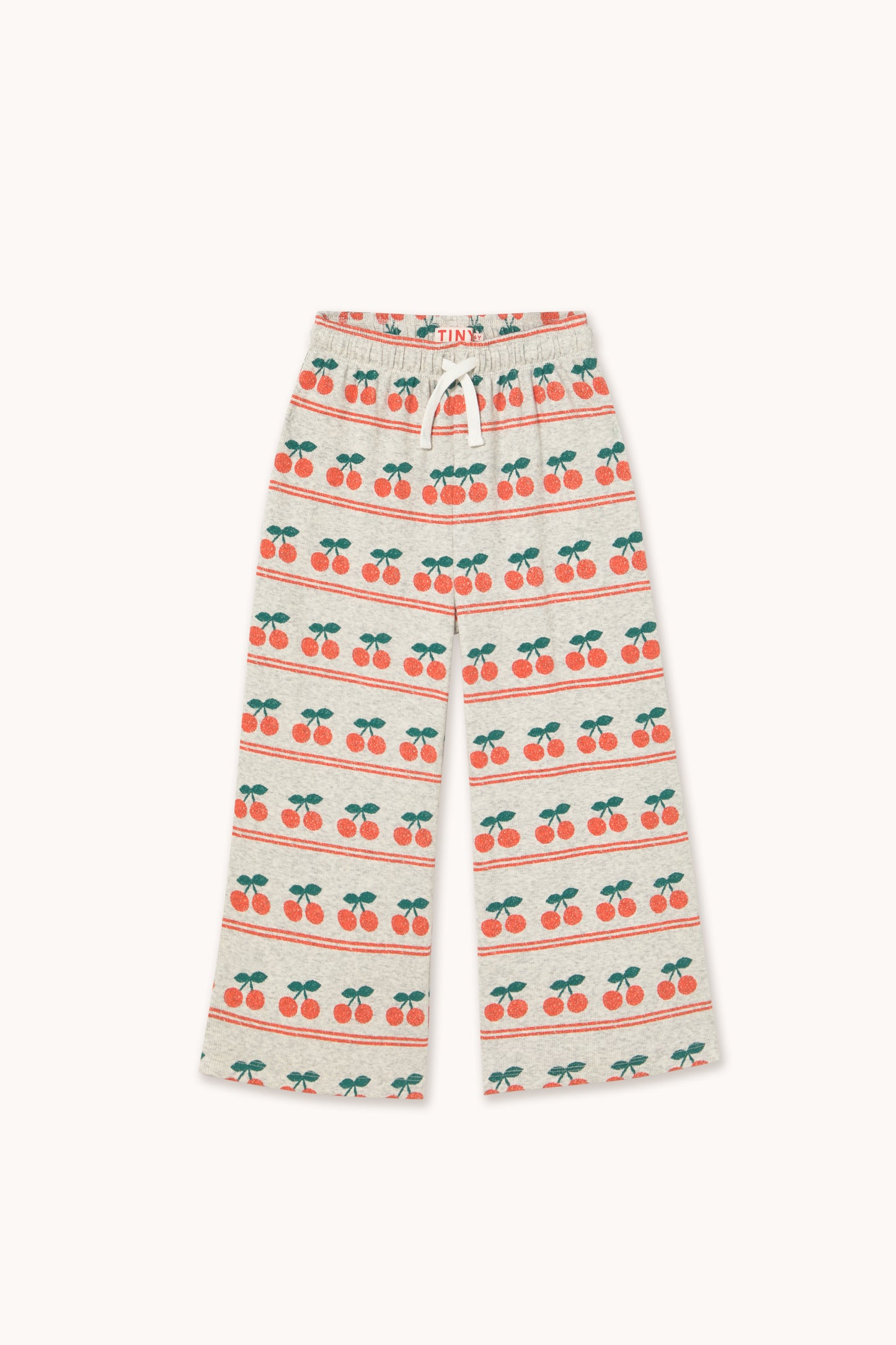 Cherry Pattern Rib Tee