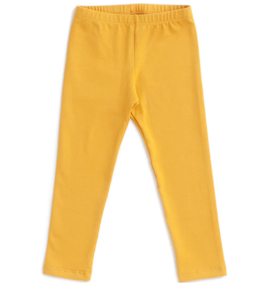 Baby Leggings - Solid Ochre