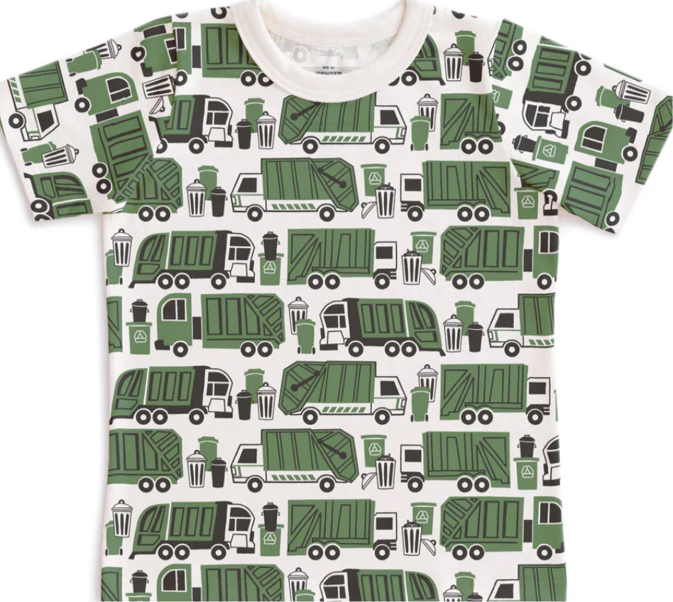 Tee Shirt SS - Garbage & Recycling Green