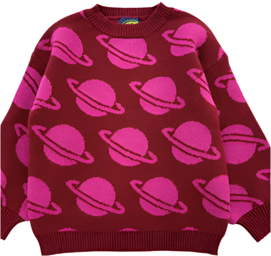 Sweater - Space Camp Maroon