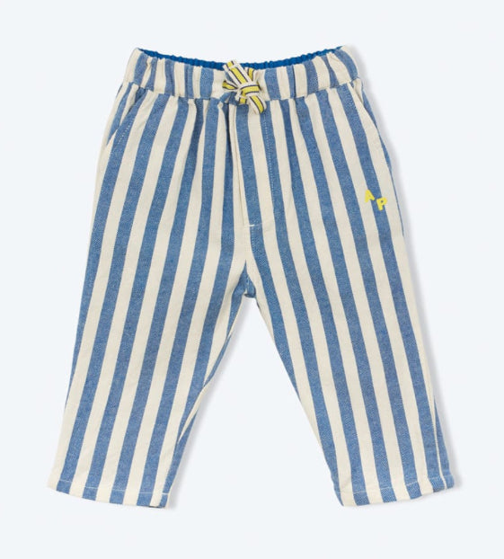Bebe Rayures Transat Pants - Cobalt