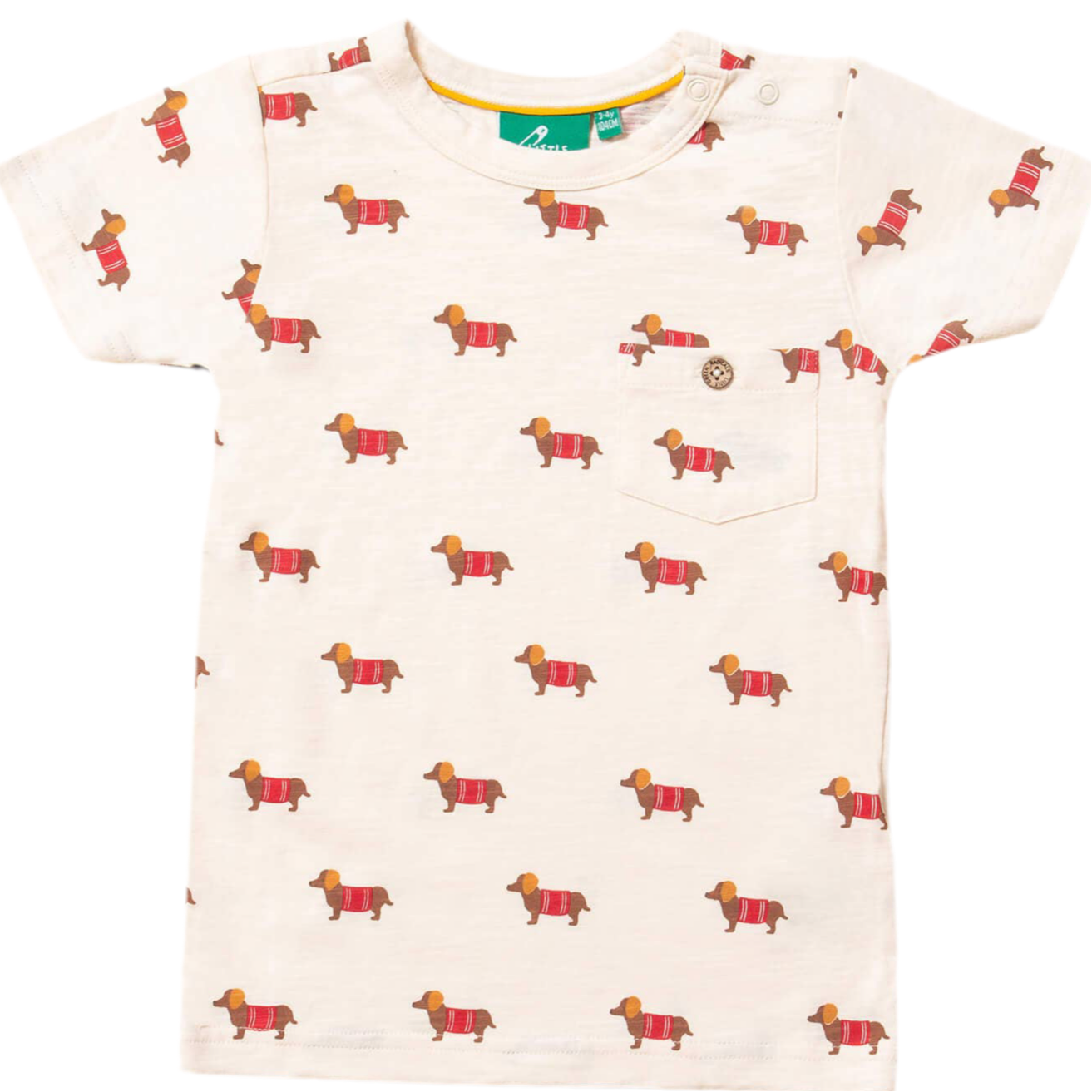 Cream Sausage Dogs SS T-Shirt
