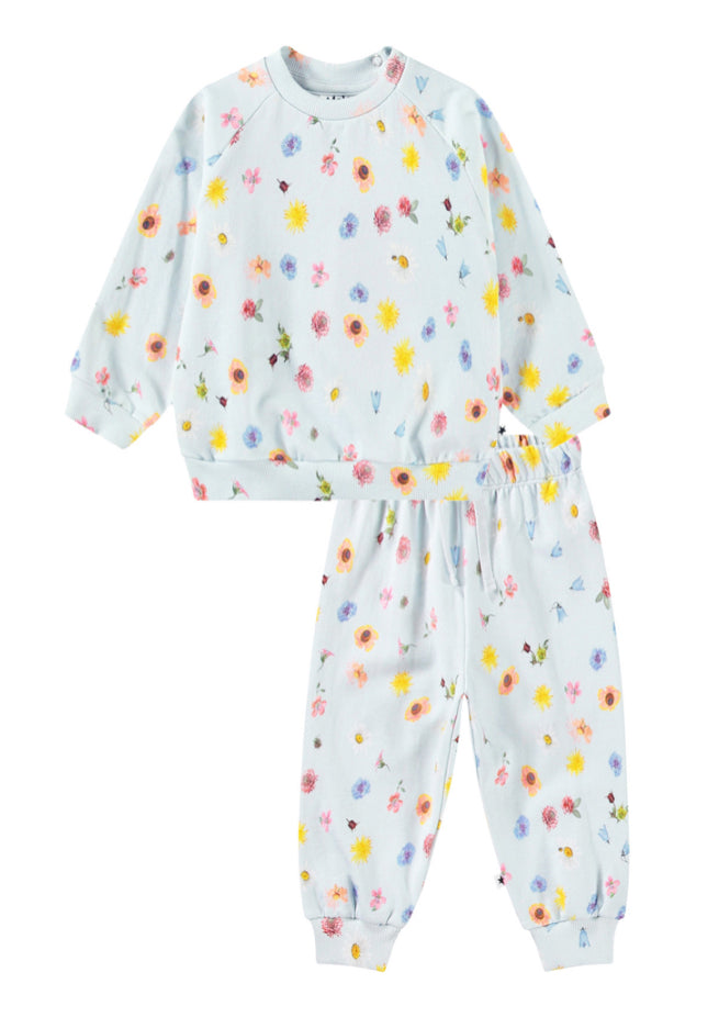 Disc Sweatshirt - Small Flowers