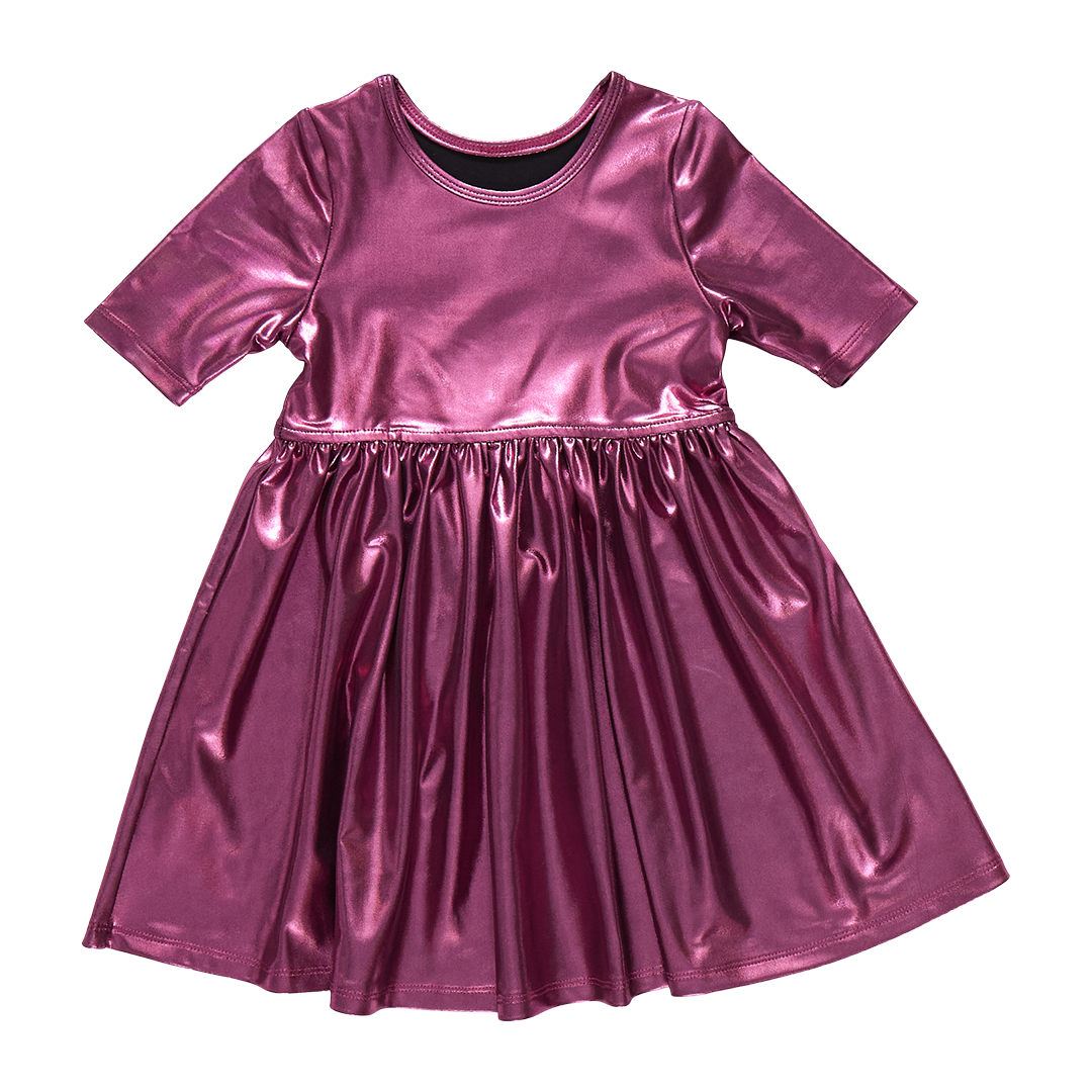 Lame Steph Dress - Pink