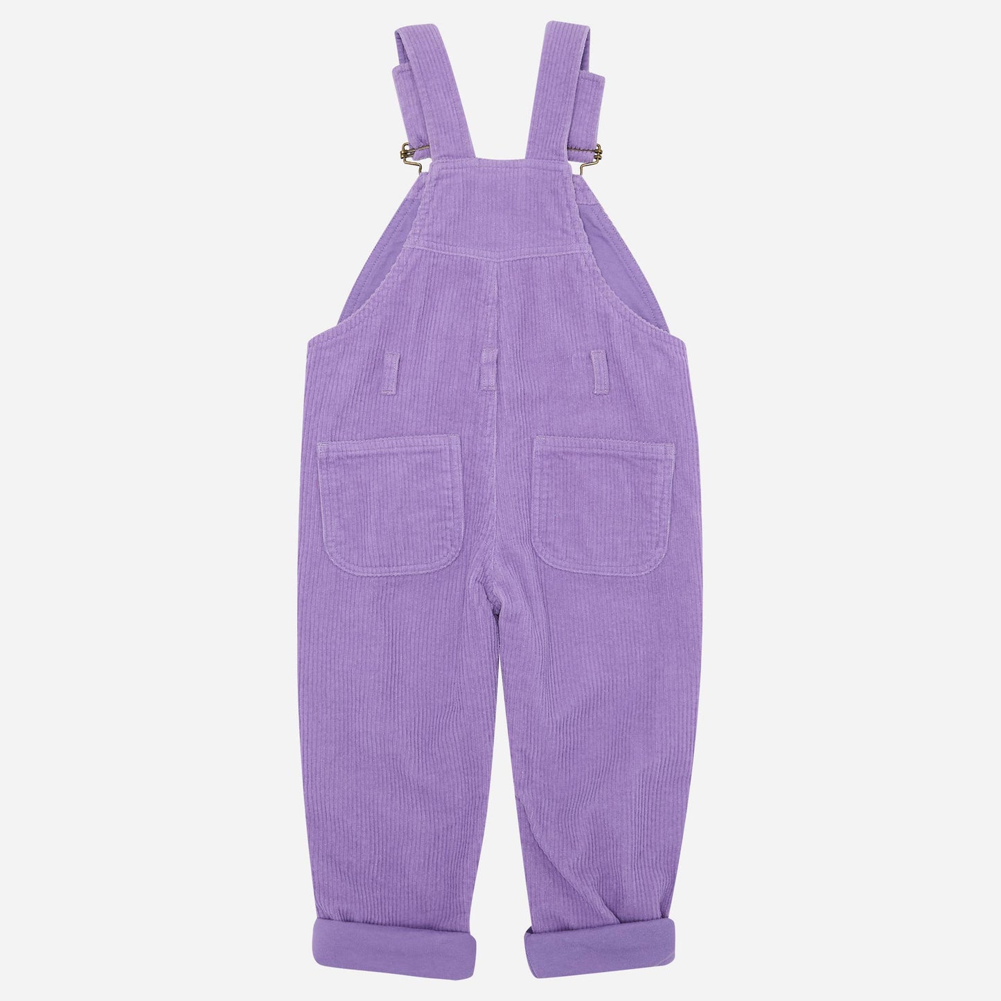 Violet Chunky Cord Dungarees