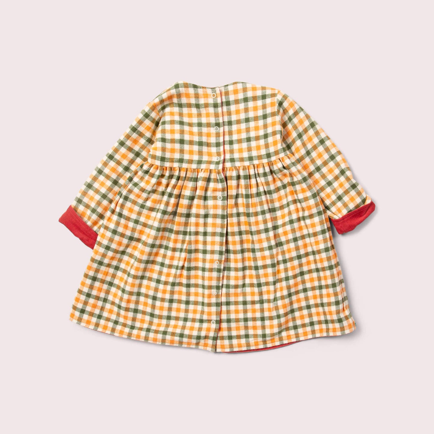 Holly Berry Reversible Corduroy Pocket Dress