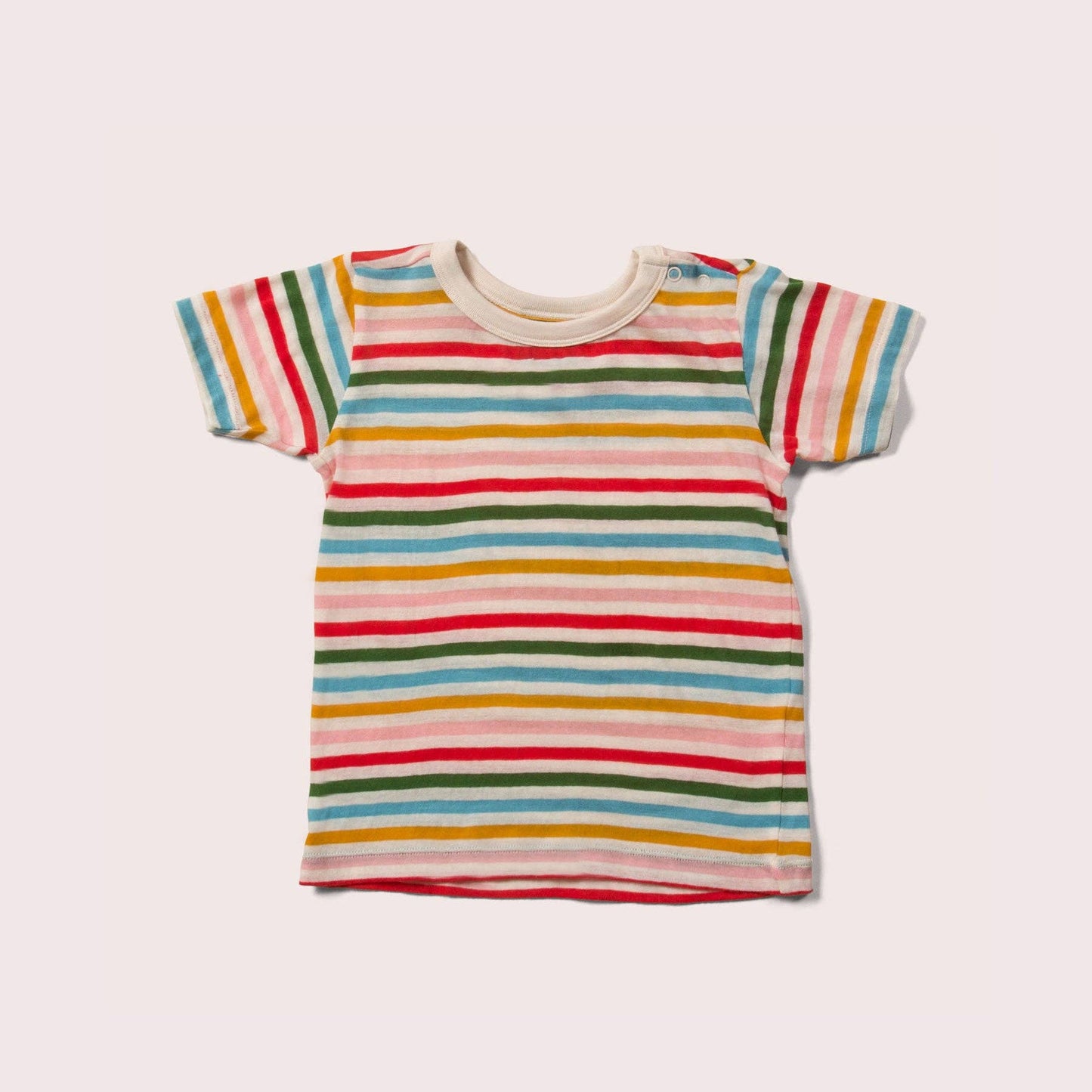Rainbow Striped SS T-Shirt