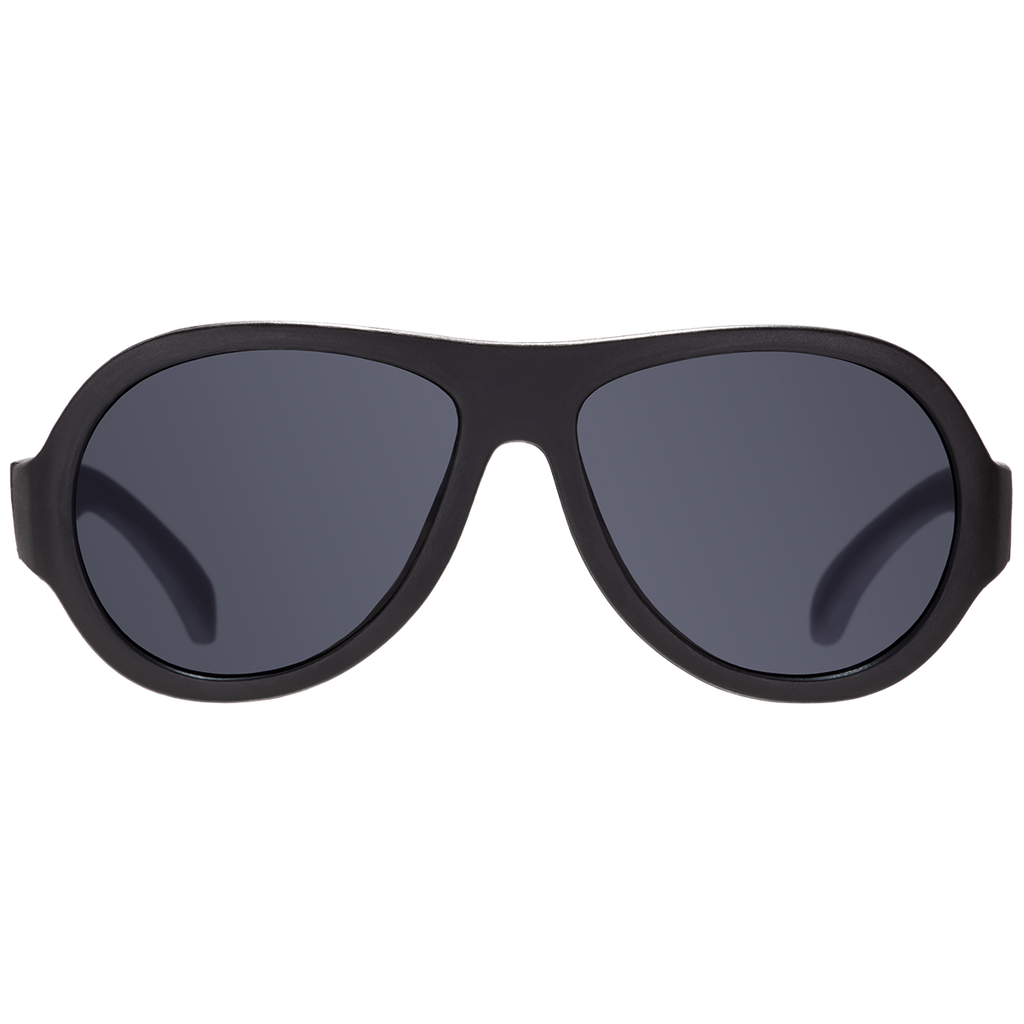Sunglasses - Jet Black Aviator