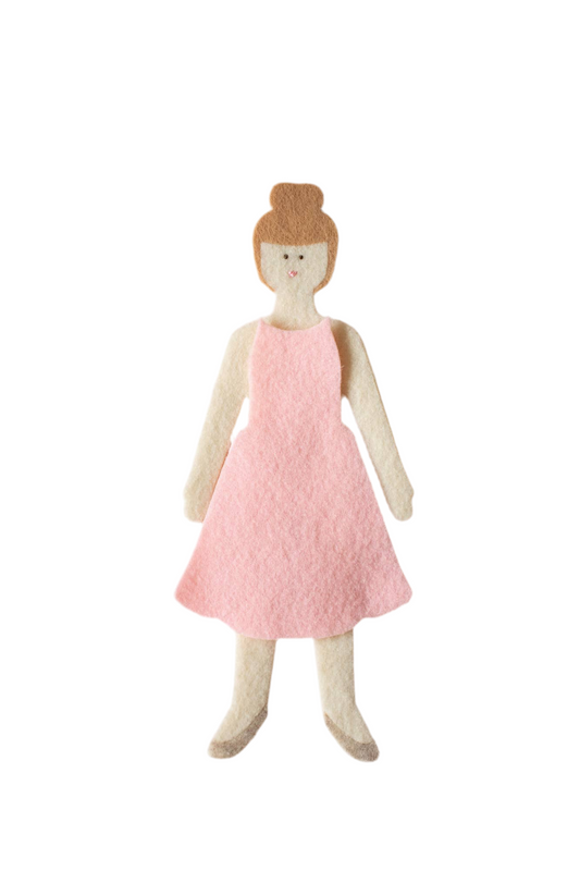 Felt Doll - Starter Girl in Honey