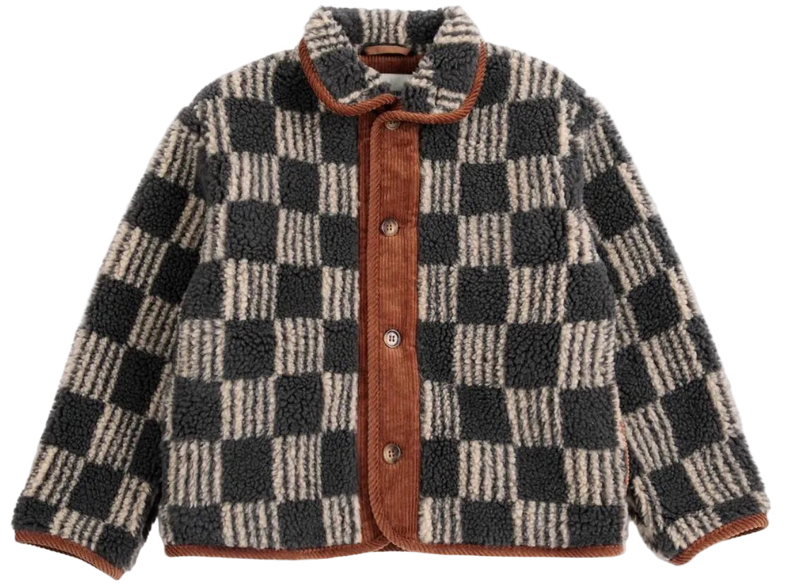 Almost Moiré All Over Sheepskin Jacket
