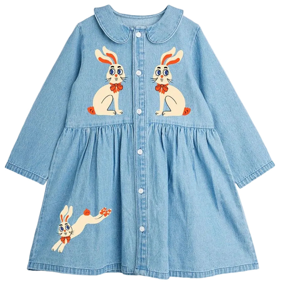 LW Denim Rabbit SP Woven Dress