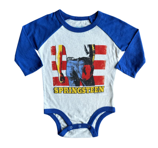 Springsteen Born in the USA LS Onesie