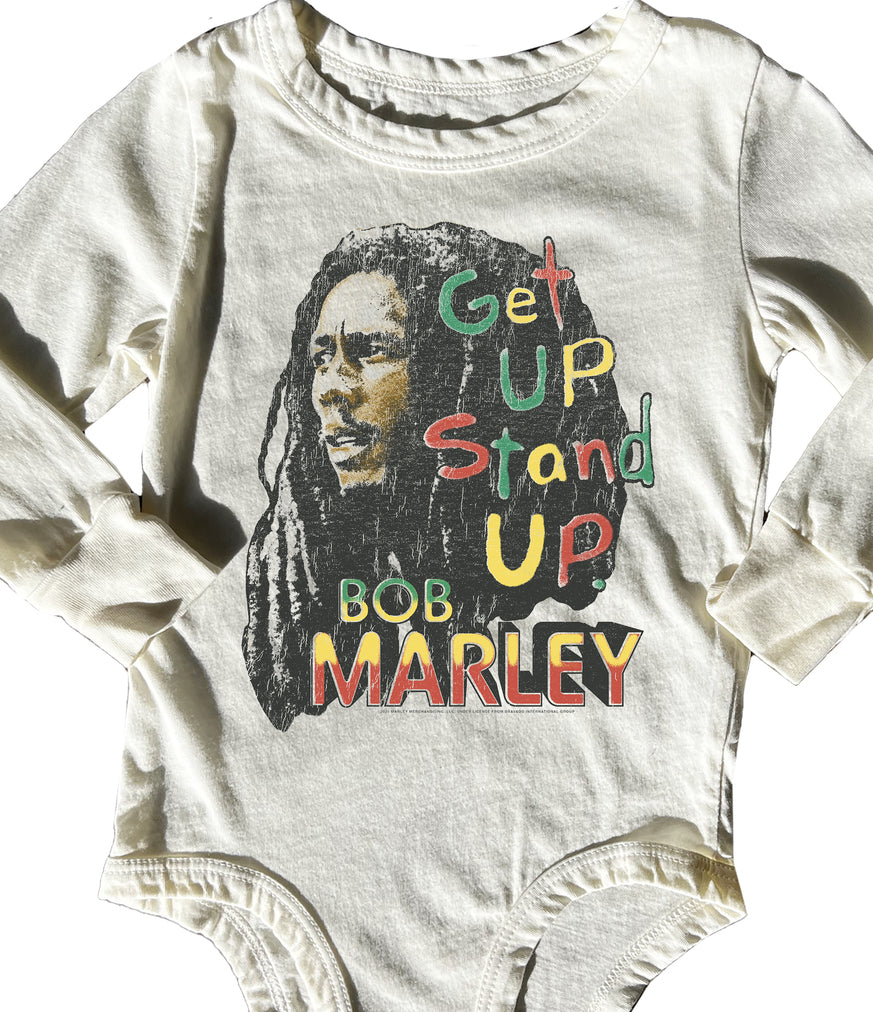 Bob Marley Get Up LS Onesie