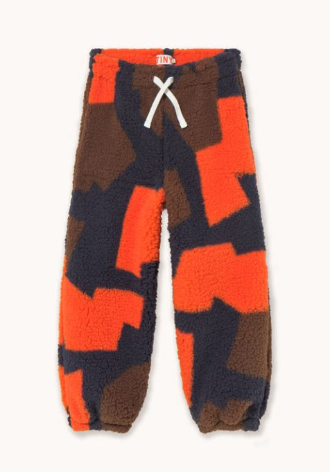 Abstract Sherpa Fleece Sweatshirt