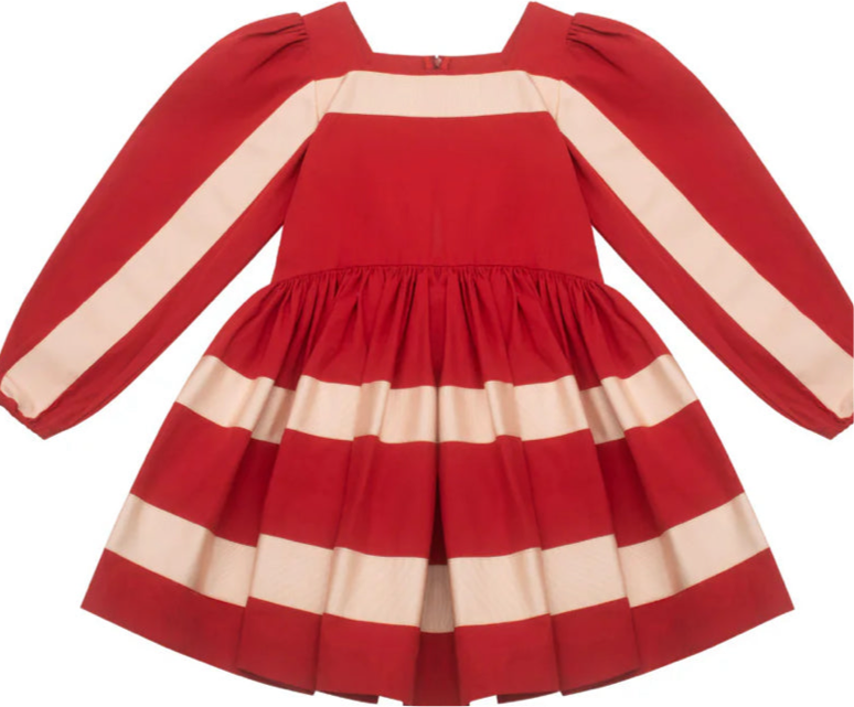 Put A Spin On It Dress - Glace Cherry