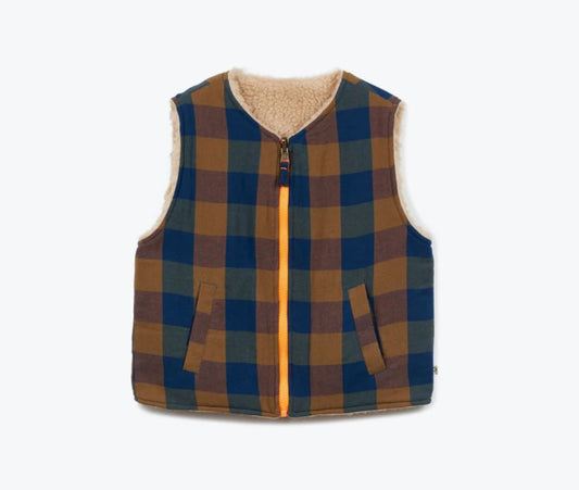 Vest - Gilet Carreaux Reversible