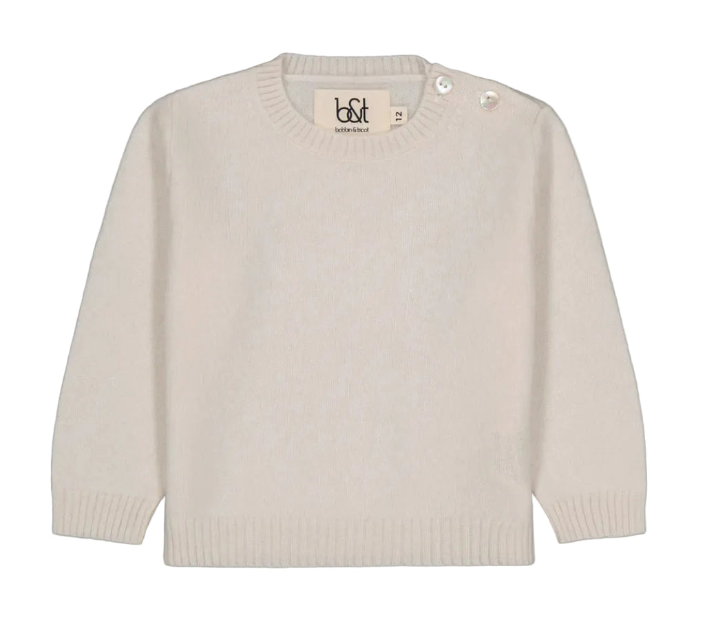 Cashmere Crewneck Sweater - Ivory