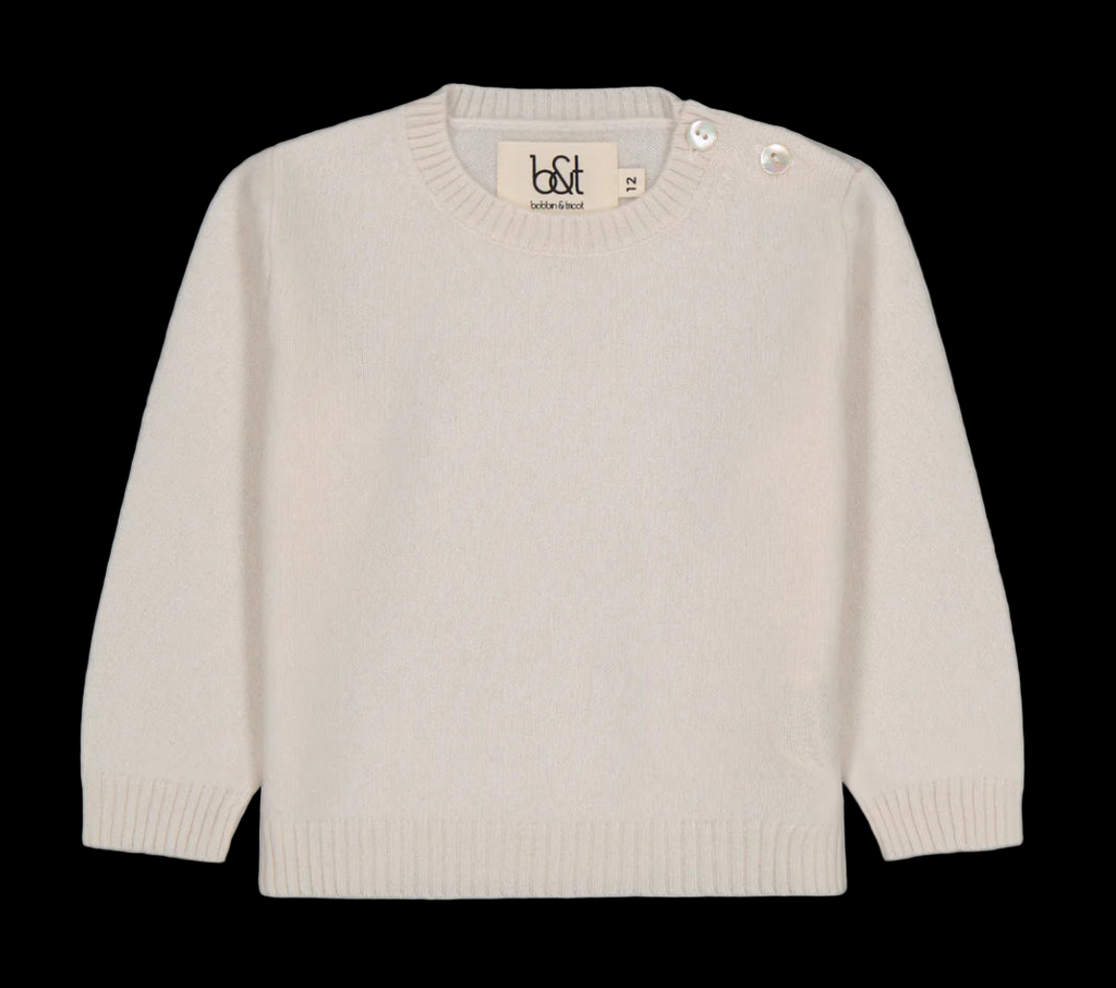 Cashmere Crewneck Sweater - Ivory