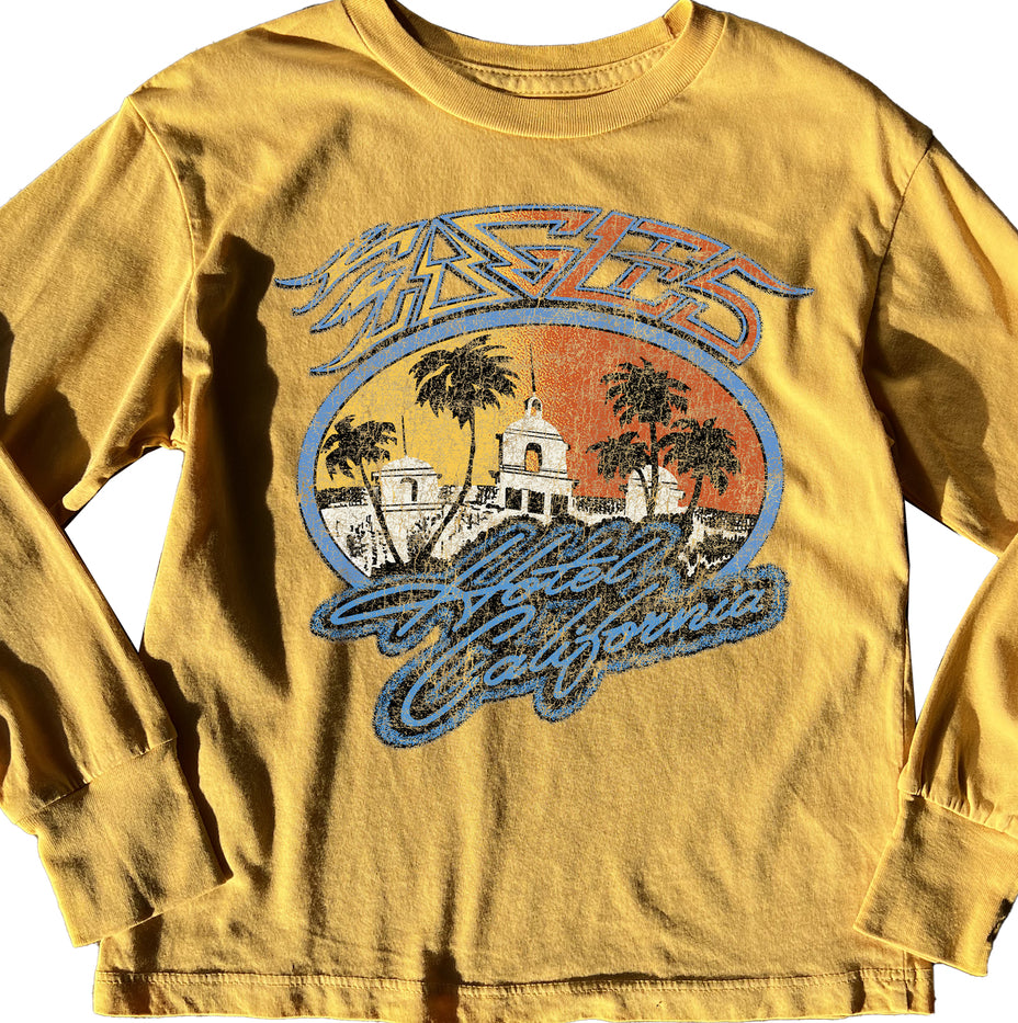 Eagles Hotel California Sunset LS Tee