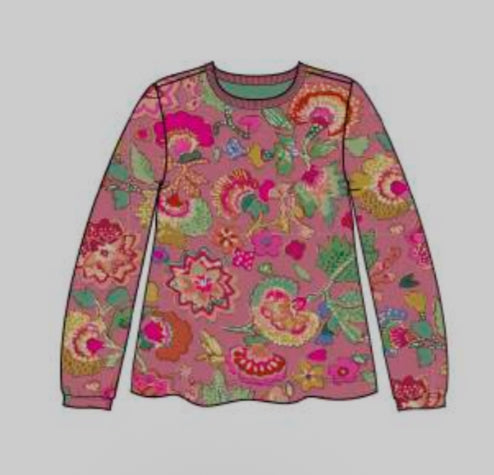 Tempo Floral Print LS Shirt
