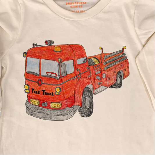 Fire Truck - Organic Tee/Long Sleeve