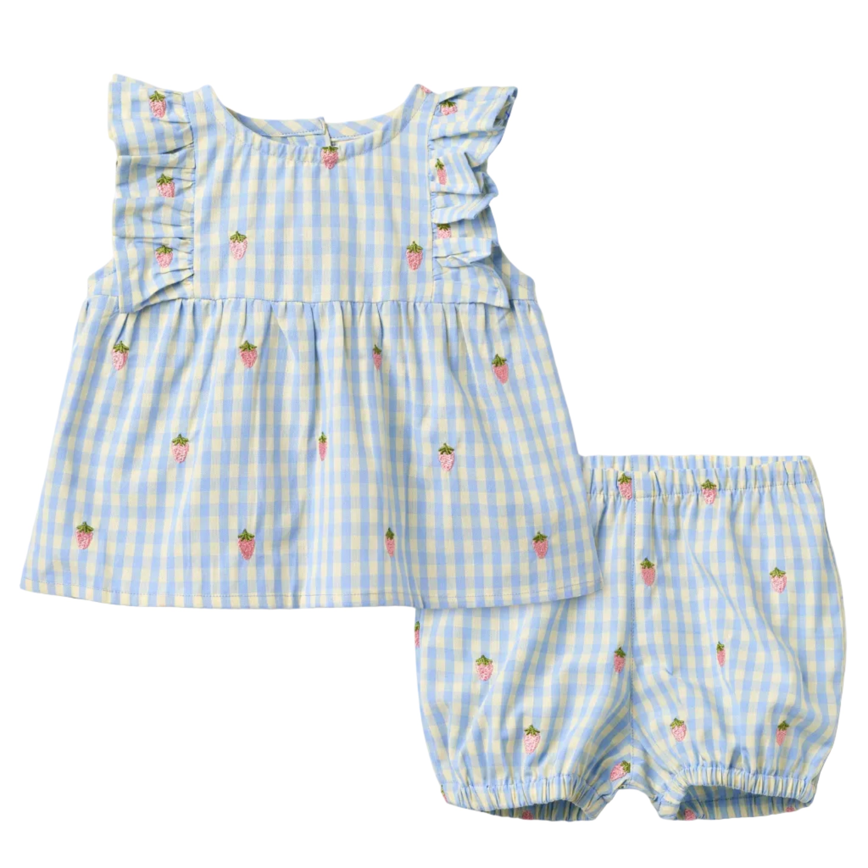 Mille Baby SL Set - Sky Berry Gingham
