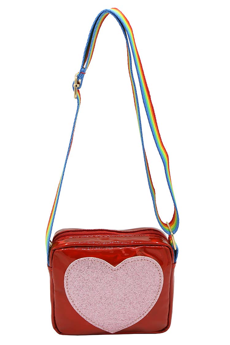 Heart Purse - Dark Pink