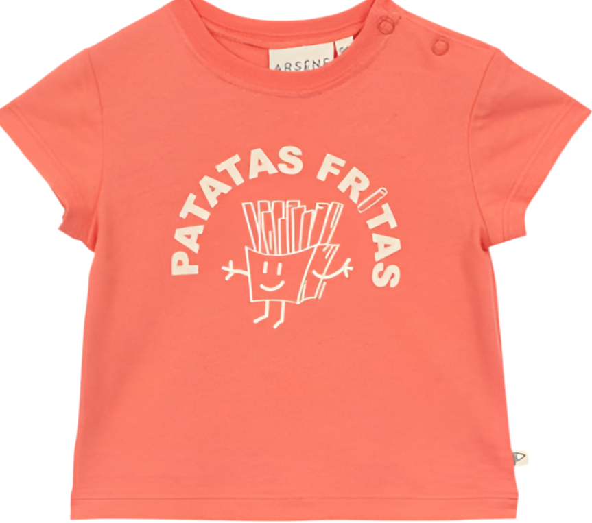 Bebe Patatas Fritas Shirt - Bleu