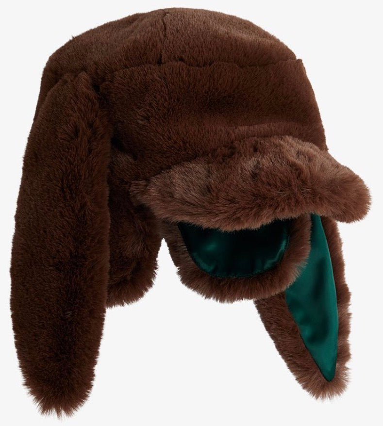 Rabbit Ears Faux Fur Cap