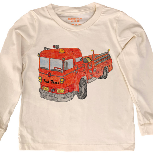 Fire Truck - Organic Tee/Long Sleeve