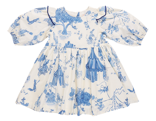 Brooke Dress - Blue Circus