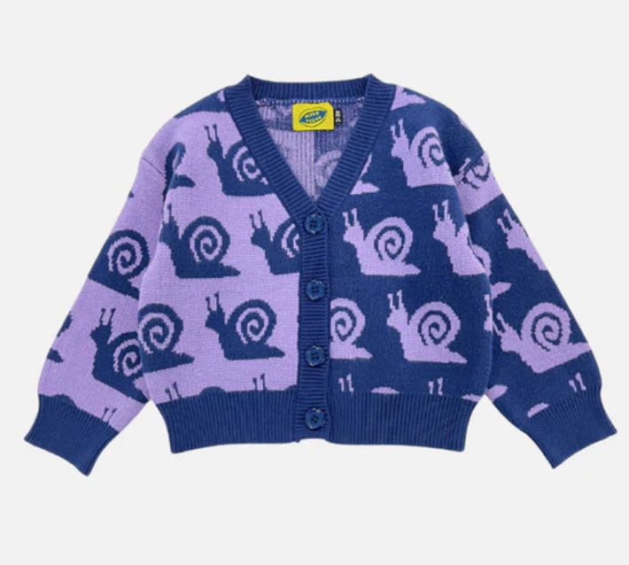 Cardigan - Escargot Navy